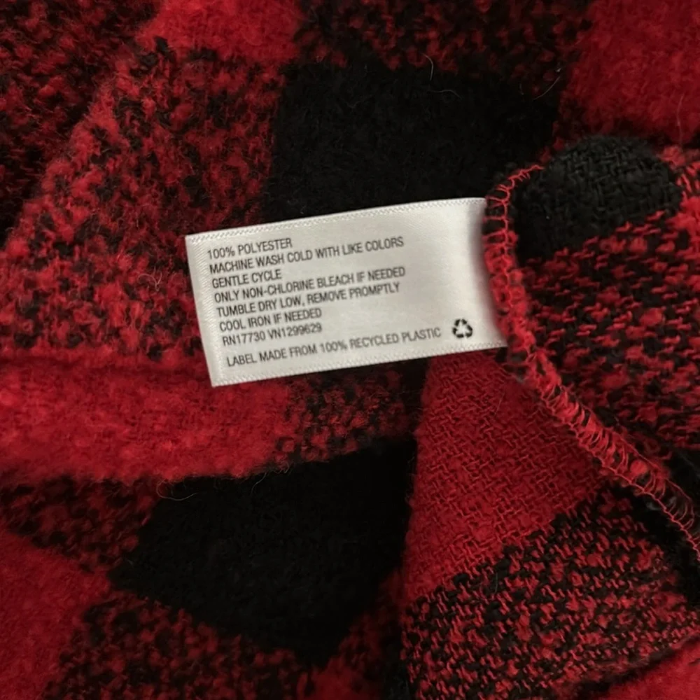 Wild Fable Buffalo Plaid Button-Up Coat - Picture 5 of 6